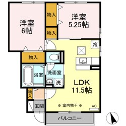 オークリーフの物件間取画像